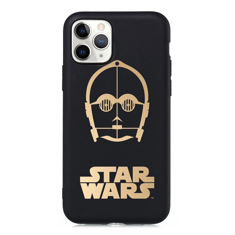 

Disney Star Wars All Inclusive Phone Case iPhone 11 Pro Max 12 Mini XS Max X XR 7 8 Plus Silicone Matte TPU Case Coque Cell