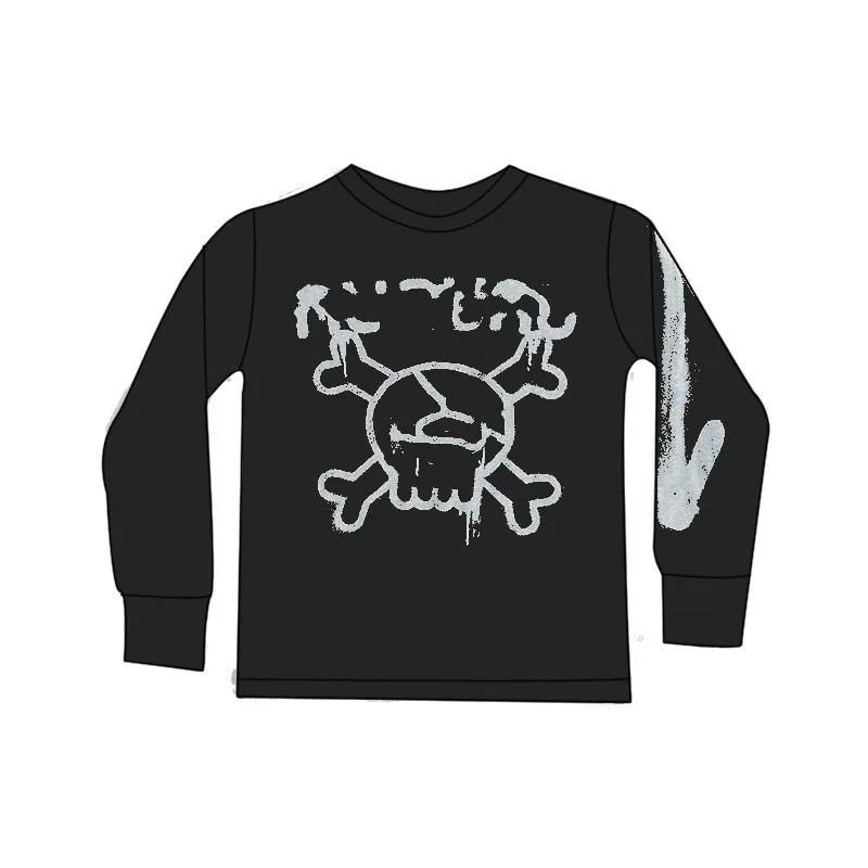 

In Stock NU2021 New Children's Long-sleeved T-shirt Smiley Face Sweater Boy Girl Casual Hooded Sweater Bottoming Shirt