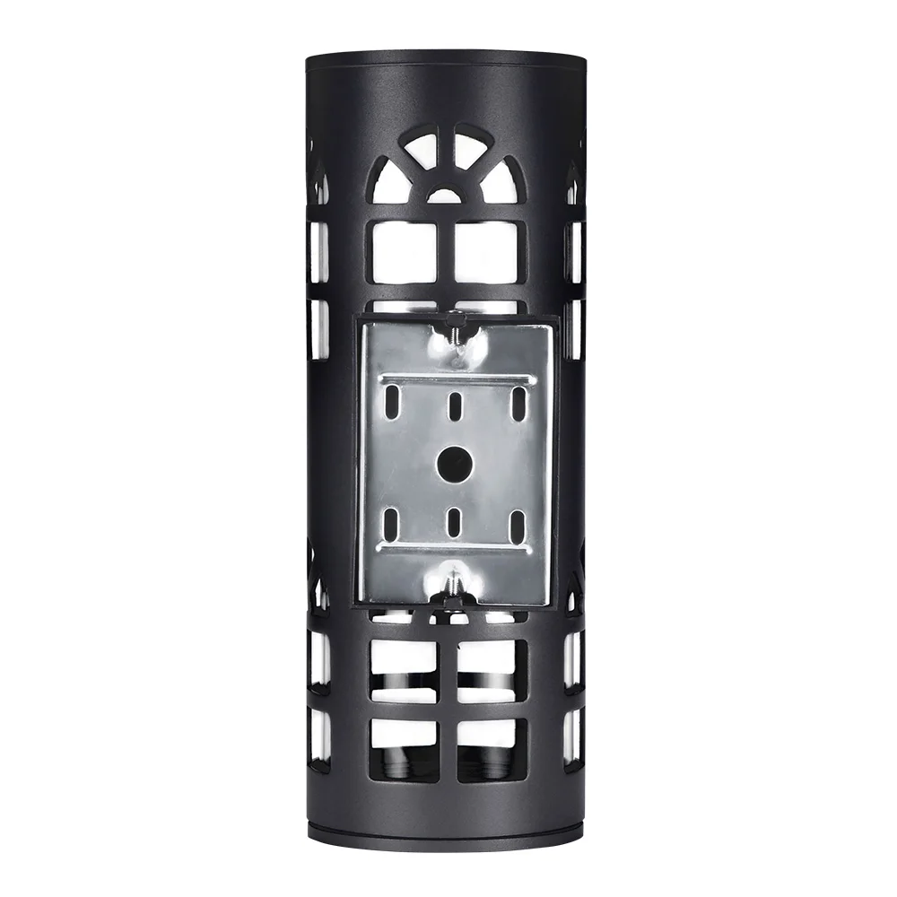 Садовый светильник с двойной головкой и цветами на окно уличное освещение IP65