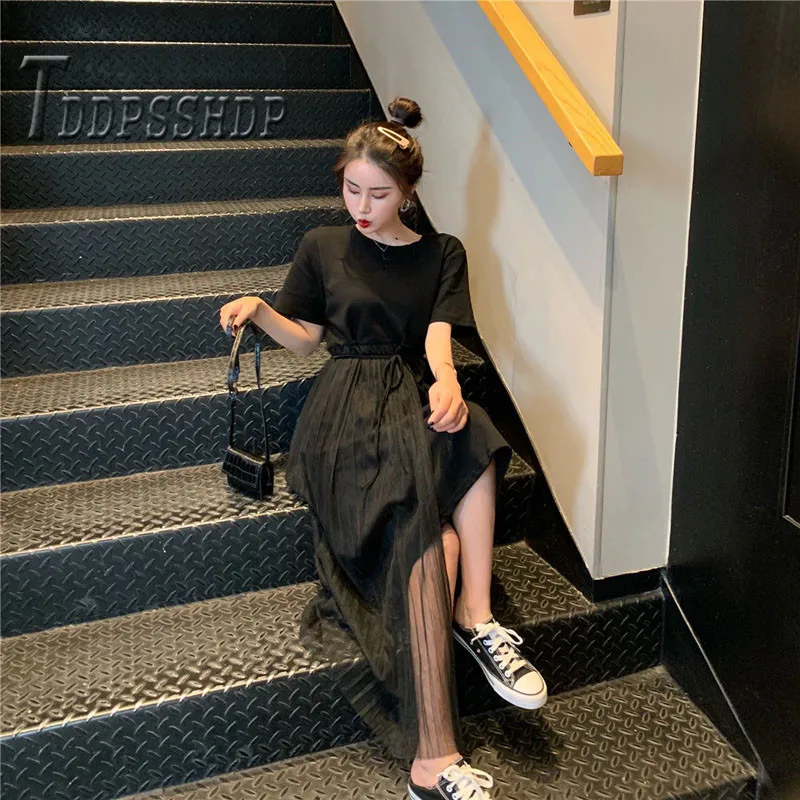 Женское платье в стиле пэчворк длинные летние платья с коротким рукавом