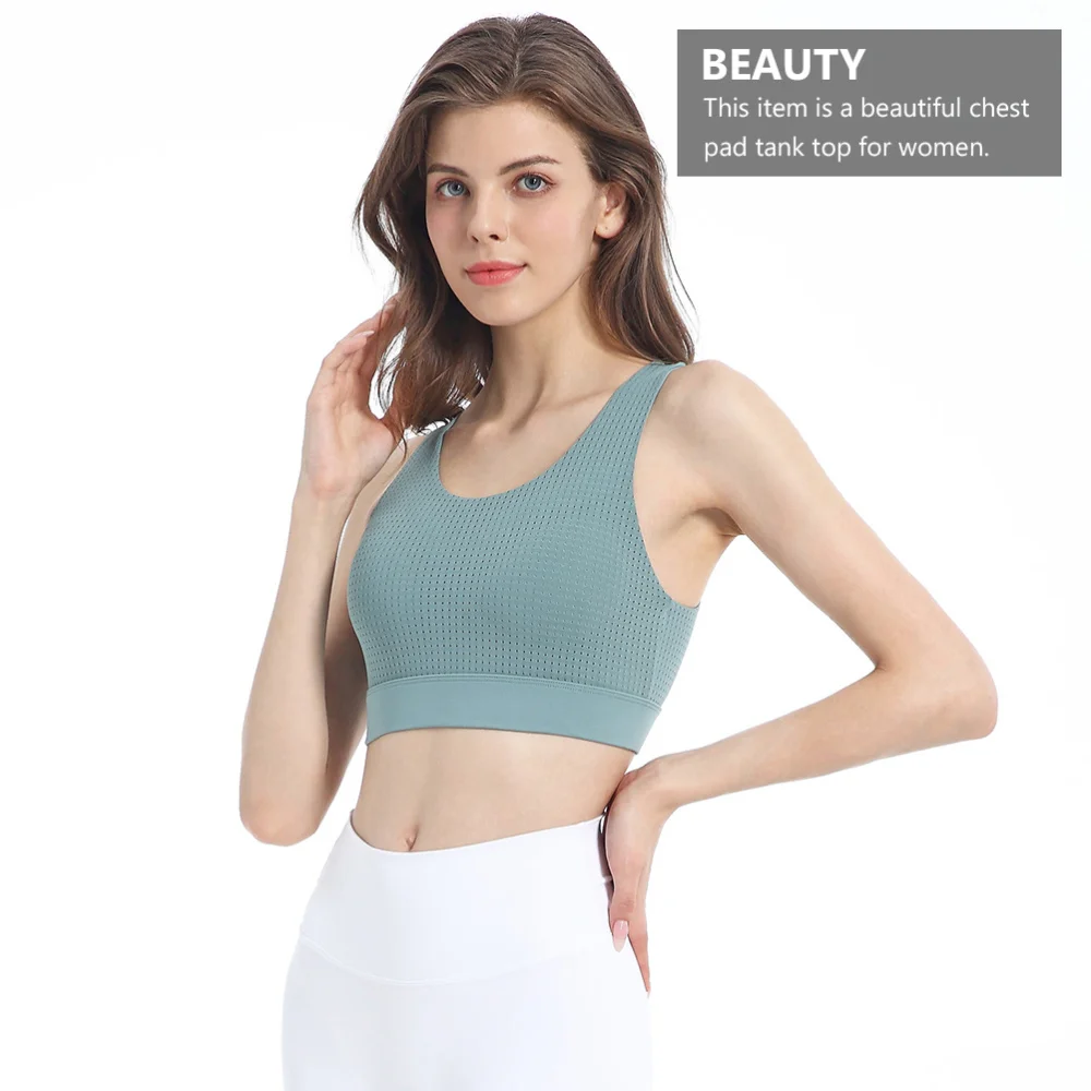 

1Pc Sexy Tube Tops Camisole with Chest Pad Crop Tops Sports Waistcoat