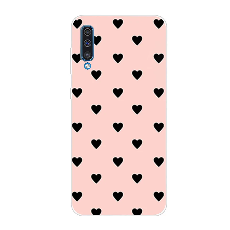 Чехол для Samsung Galaxy A50 A30S A30 A20 силиконовый мягкий чехол телефона с цветочным