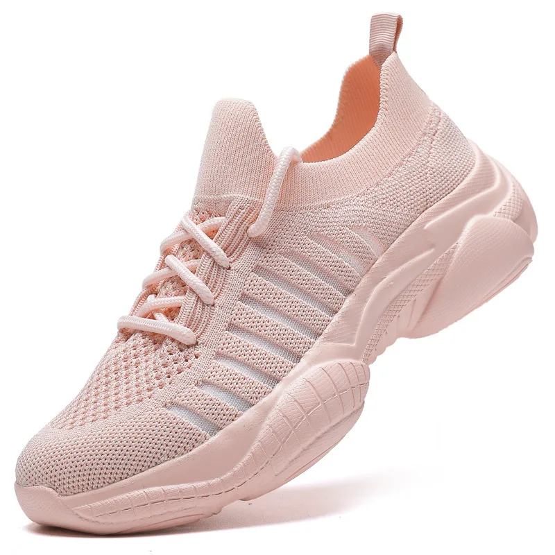 

Female Sport Shoes Sneakers for Women Summer Woman Breathable Sock Casual Shoes Elastic Fabric Tennis Mesh Shoes Ladies Flat