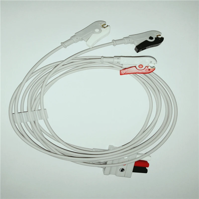Ompatible Siemens Drager Mindray ECG 3 поводка ecg свинцовые провода кабель для Виго-спектра Statham