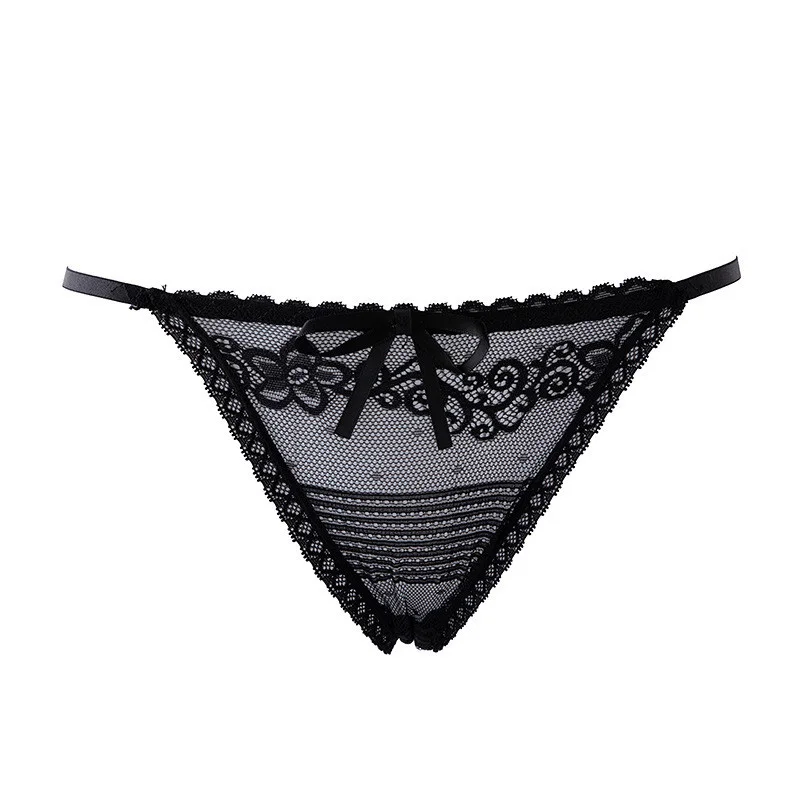 

Sexy Lace Transparent Thong Underwear for Women Low Waist Thong Underwear for Girls Seduction Heat T Pants
