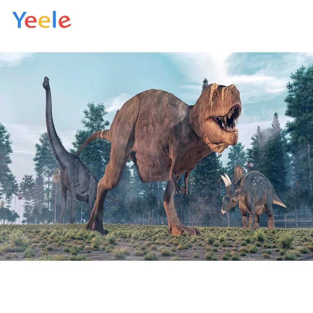 

Фоны для фотосъемки Yeele с рисунком динозавров D. Hallрум тираннозавр персонализированные фоны для фотостудии