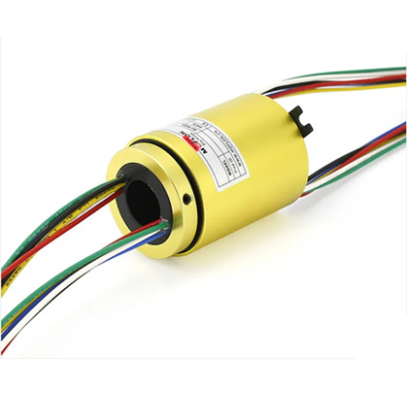 

360 градусов вращающееся проводящее противоскользящее кольцо 33 мм внешний диаметр коллекторное кольцо 2 4 6 8 10 12-ходовое вращающееся соединен...