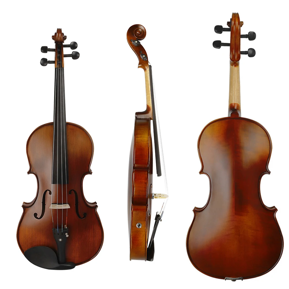 16 дюймовый Электрический альтовый эквалайзер ель древесина Mapel мост черное