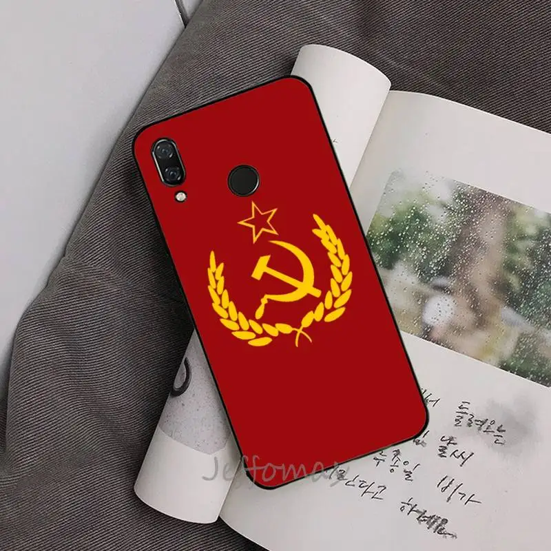

Soviet Union USSR Flag Phone Case For Xiaomi Redmi 4x 5 plus 6A 7 7A 8 mi8 8lite 9 note 4 5 7 8 pro