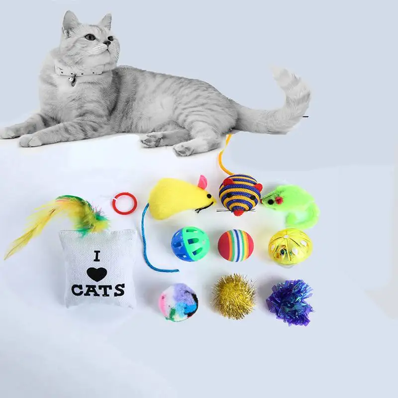 10/14 разнообразные маленькие игрушечные наборы для мыши подарочные носки мячи