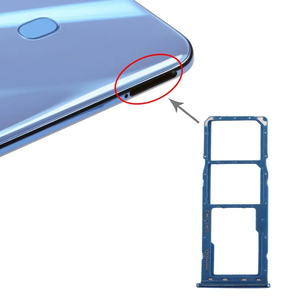 

SIM Card Tray + SIM Card Tray + Micro SD Card Tray for Galaxy A20 A30 A50