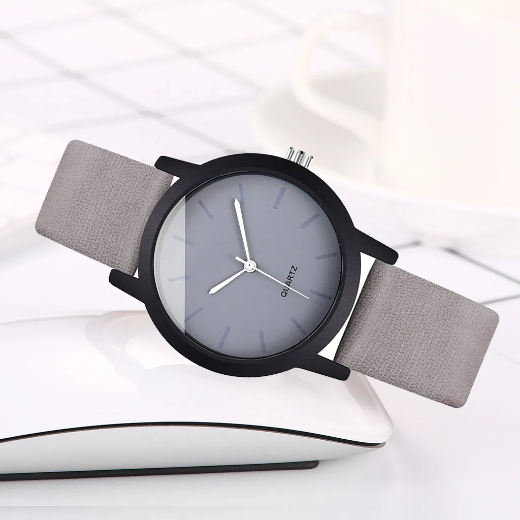 

Vansvar Simple Creative Geometric Round Belt Bracelet for Women's Watches Fashion Colorful Alloy Quartz Watch