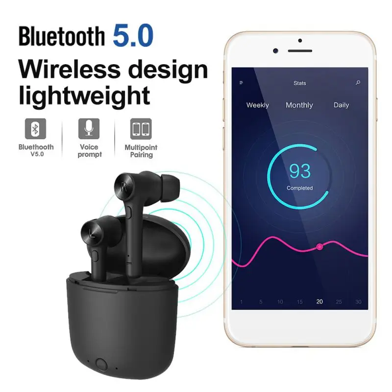 Многофункциональные Беспроводные Bluetooth наушники для мобильного телефона стерео спортивные наушники гарнитура с зарядным устройством Встроенный микрофон