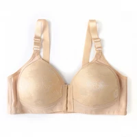 front buckle sexy underwear breathable thin section no steel ring bras for women adjustment type push up bra comfort full cup