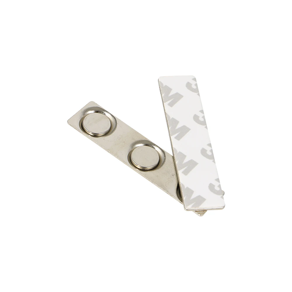 10 шт. магнит бейдж с именем металлический Сильный магнитный значок держатель