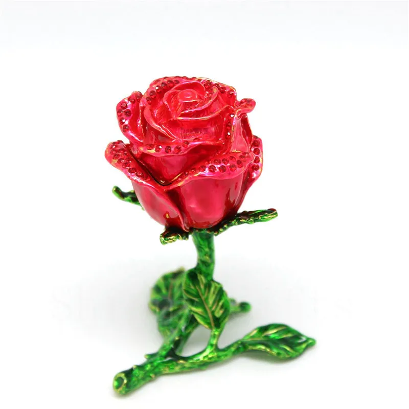 

Декоративная шкатулка для кольца в розовом стиле, подарок на день Святого Валентина