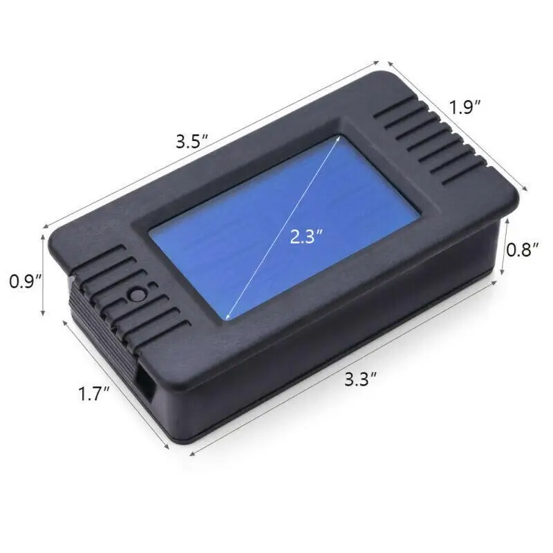 

DC Battery Voltmeter Ammeter Monitor Meter Car Truck Motorcycle Battery Checker Test Analyzer Repair Tool Professional Accessory