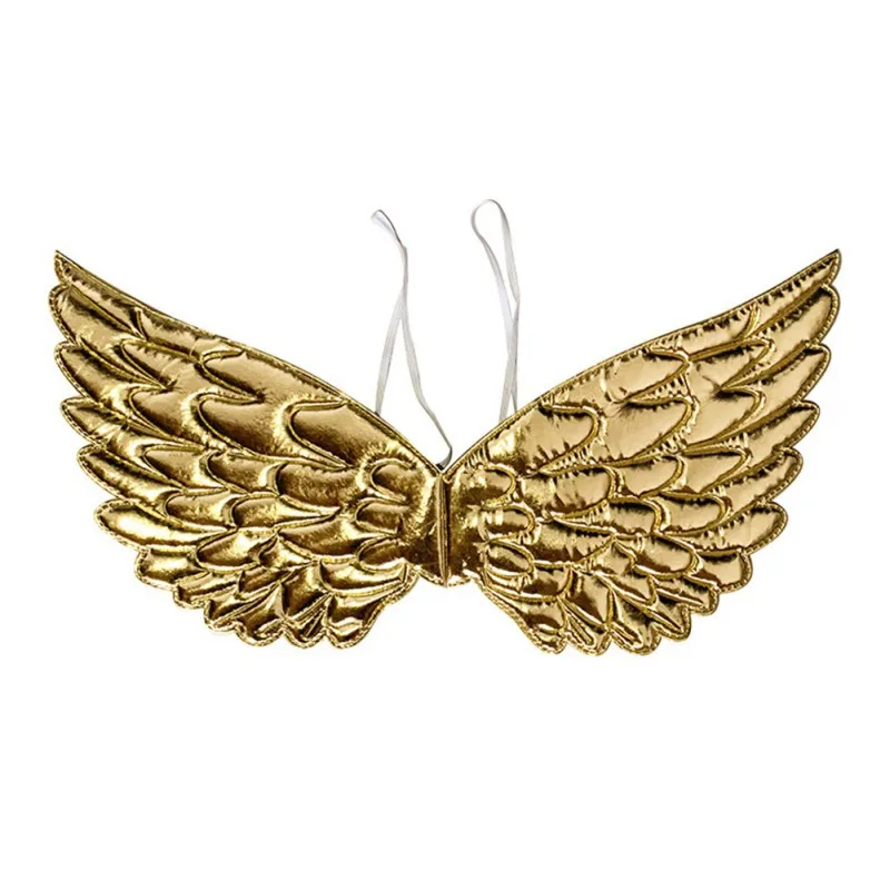 

Angel Wings Children's Day Stage Performance Costume Halloween Cosplay Princess With Rainbow Skirt Props Party Accessories#Q