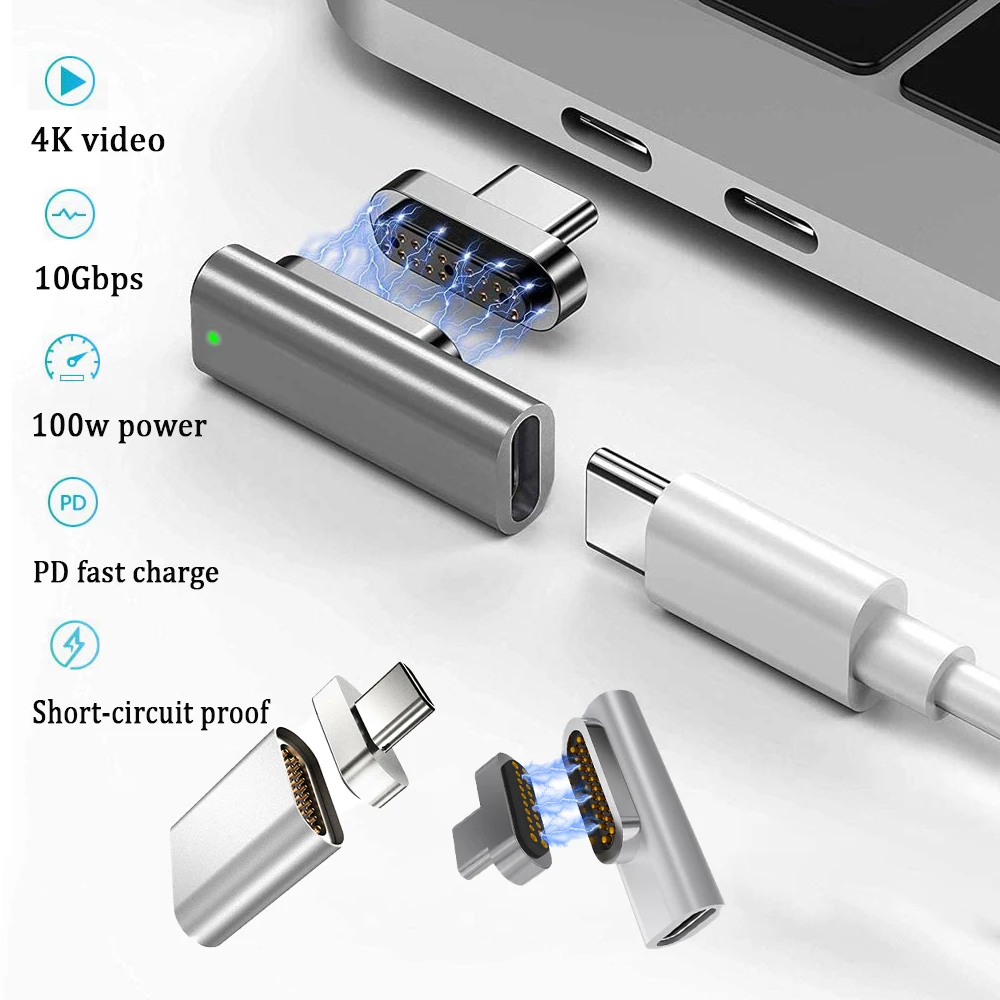 Магнитный адаптер USB C 20 контактов Тип быстрое зарядное устройство конвертер