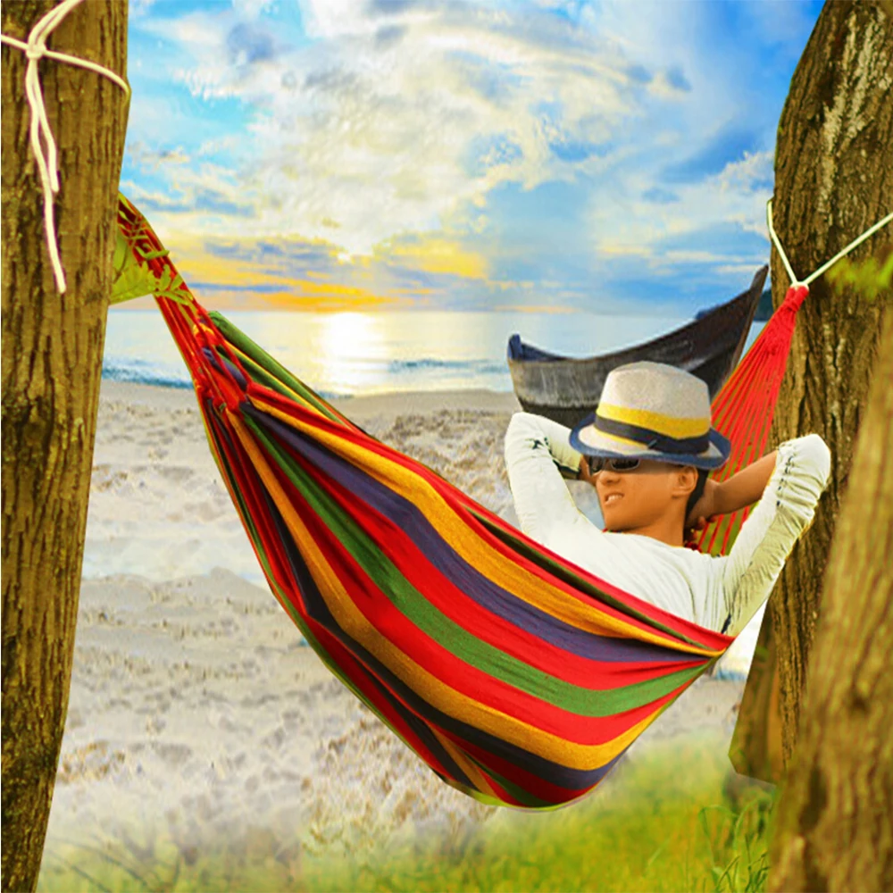 Подвесной гамак для путешествий кемпинга качели кресло отдыха на природе