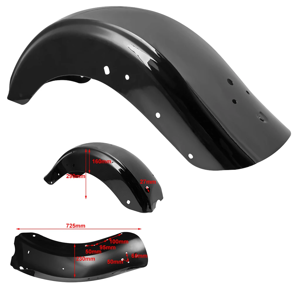 

Черное заднее крыло для Harley Electra Glide Road King Glide 2009-2020 CVO