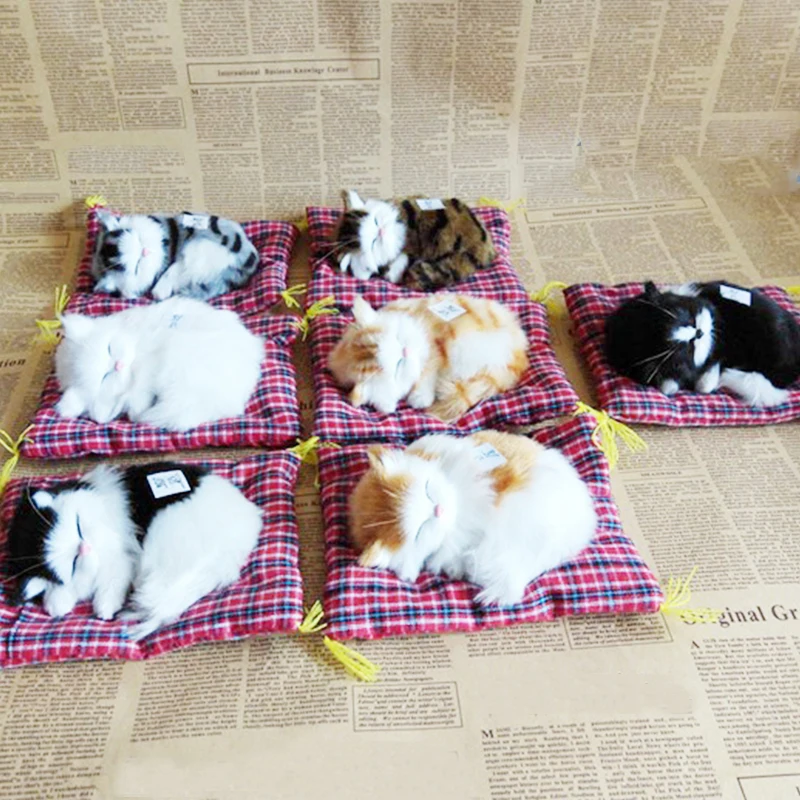 Мягкие игрушки милая имитация животного Успокаивающая кукла плюшевая Спящая