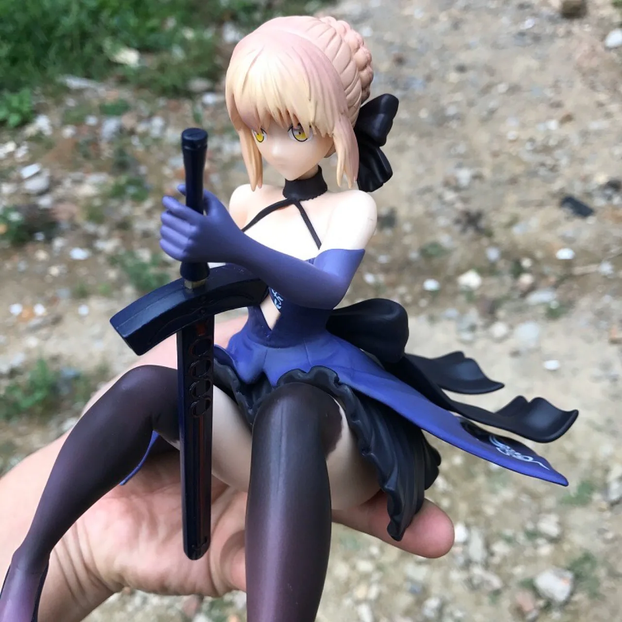 Новейшее черное платье саблей Fate Stay Night Ver. Экшн фигурка из ПВХ аниме модель