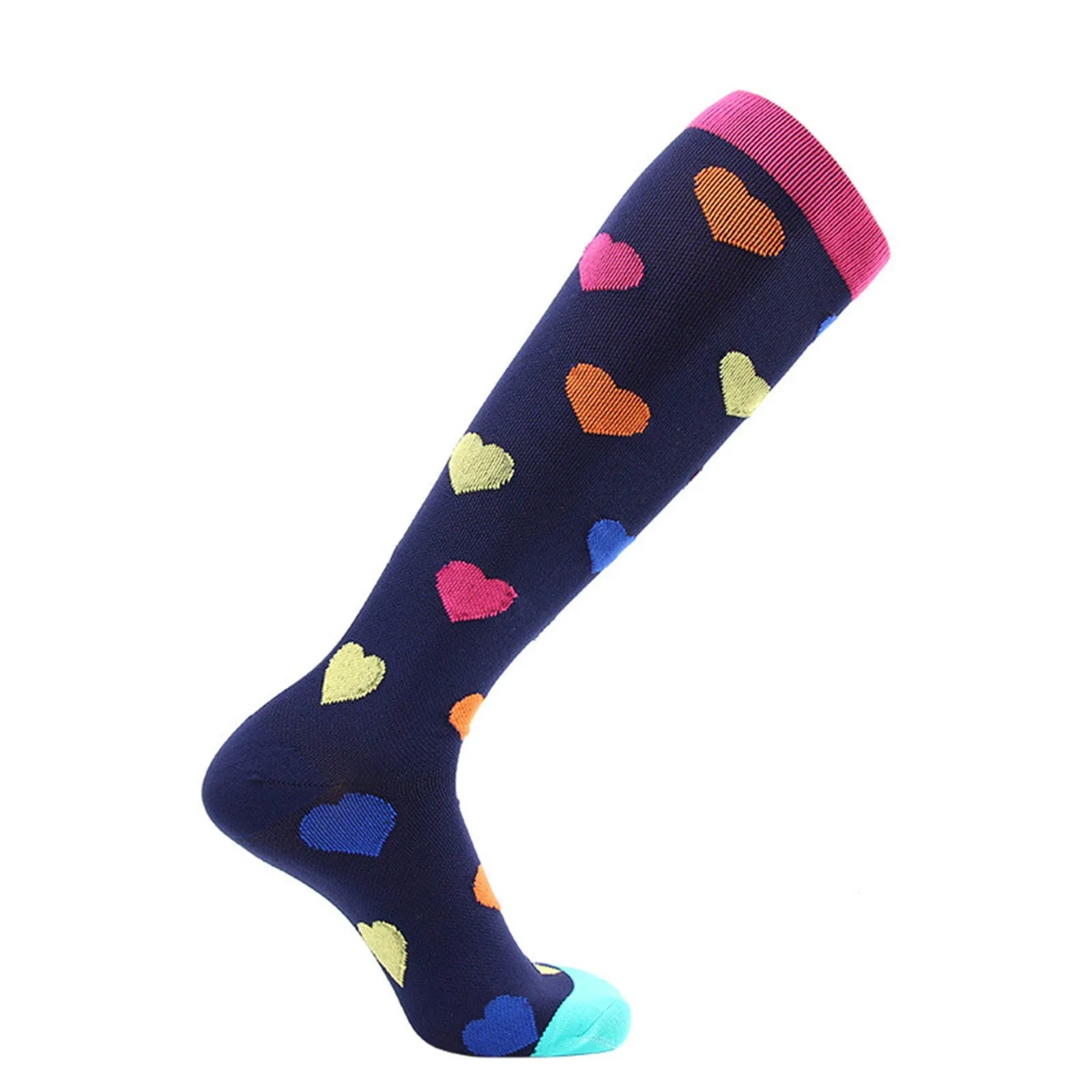 8 Pairs Socks Men And Women Breathable Print Socks Compress Sports Socks Colorful Harajuku Skateboard Female Cotton Socks