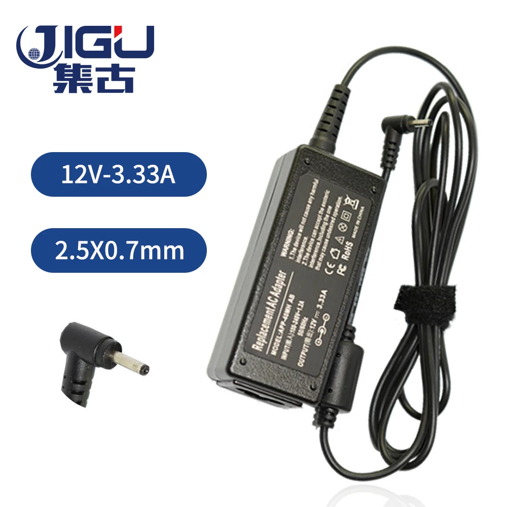 JIGU 12V 3.33A 40W Замена для Samsung 2 5*0 7 мм Универсальный ноутбук зарядное устройство
