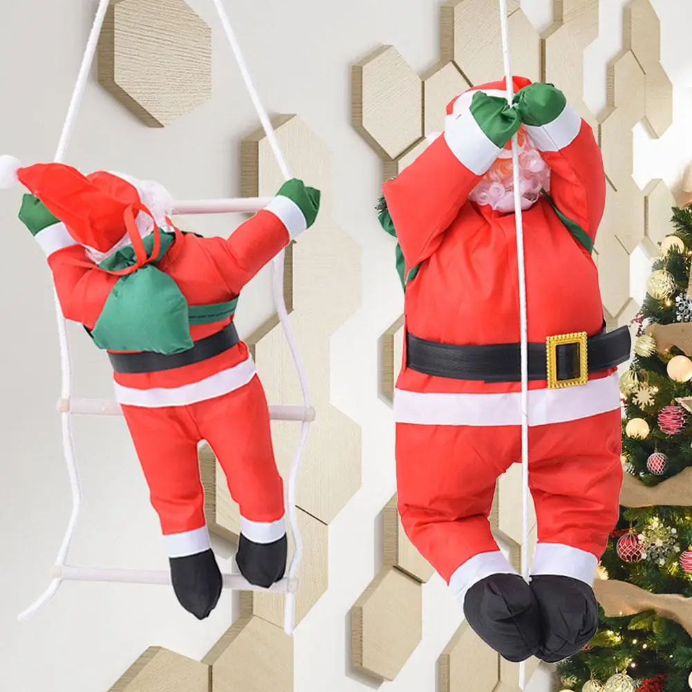 2020 Рождественский кулон подвесная кукла лестничная веревка скалолазание Санта
