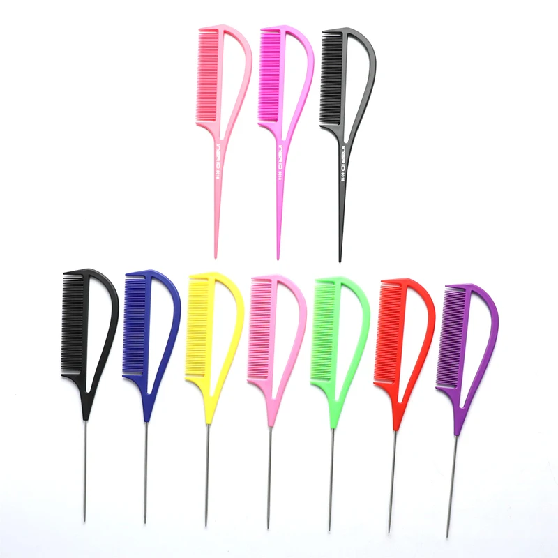 

Professional Carbon Fiber Pointed Tail Comb Anti-static Hair Comb Hairdressing Teasing Comb Hair Stylist Comb Tools Cutting Comb