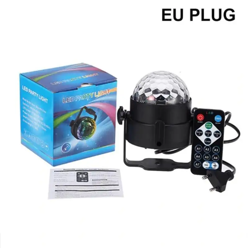 

Dance Lamp with Remote Control US Plug Christmas Decor Party DJ Bar Holiday Lighting Stage Light Strobe Light 7 Colors