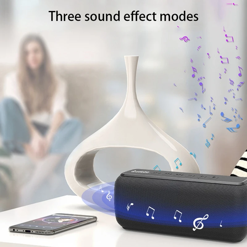 X8 60 Вт Портативные Bluetooth колонки с сабвуфером беспроводной Ipx5 Водонепроницаемый