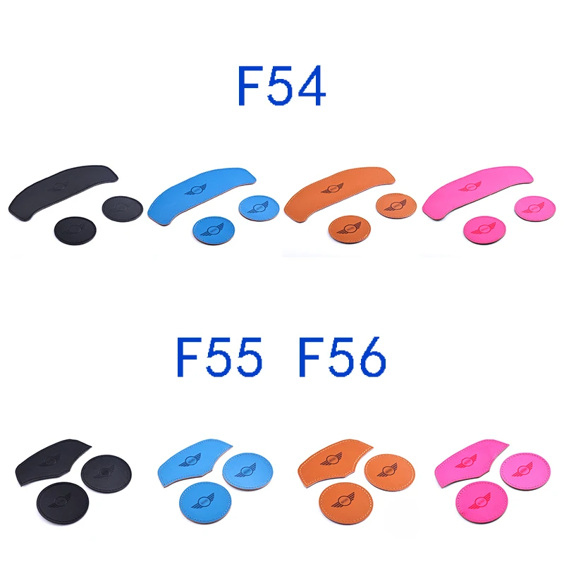 

Car Water Cup Non-slip Mats Storage Slot leather Pad For BMW MINI F54 F55 F56 R60 Car Accessories Interior Styling Decoration