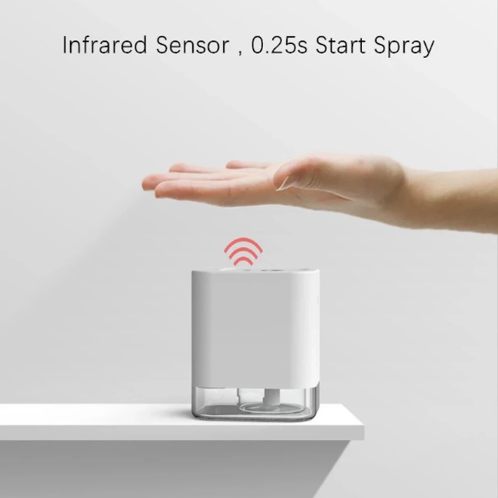 

Portable Smart Alcohol Disinfector Sprayer Automatic Intelligent Induction Sterilizer Soap Dispenser Hand Sanitizer Dispenser