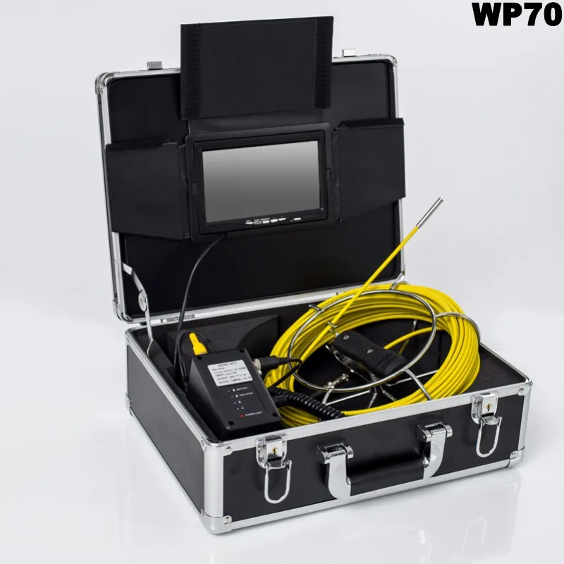 Канализационная Труба WP70 Водонепроницаемая видеокамера с ЖК экраном 7 дюймов
