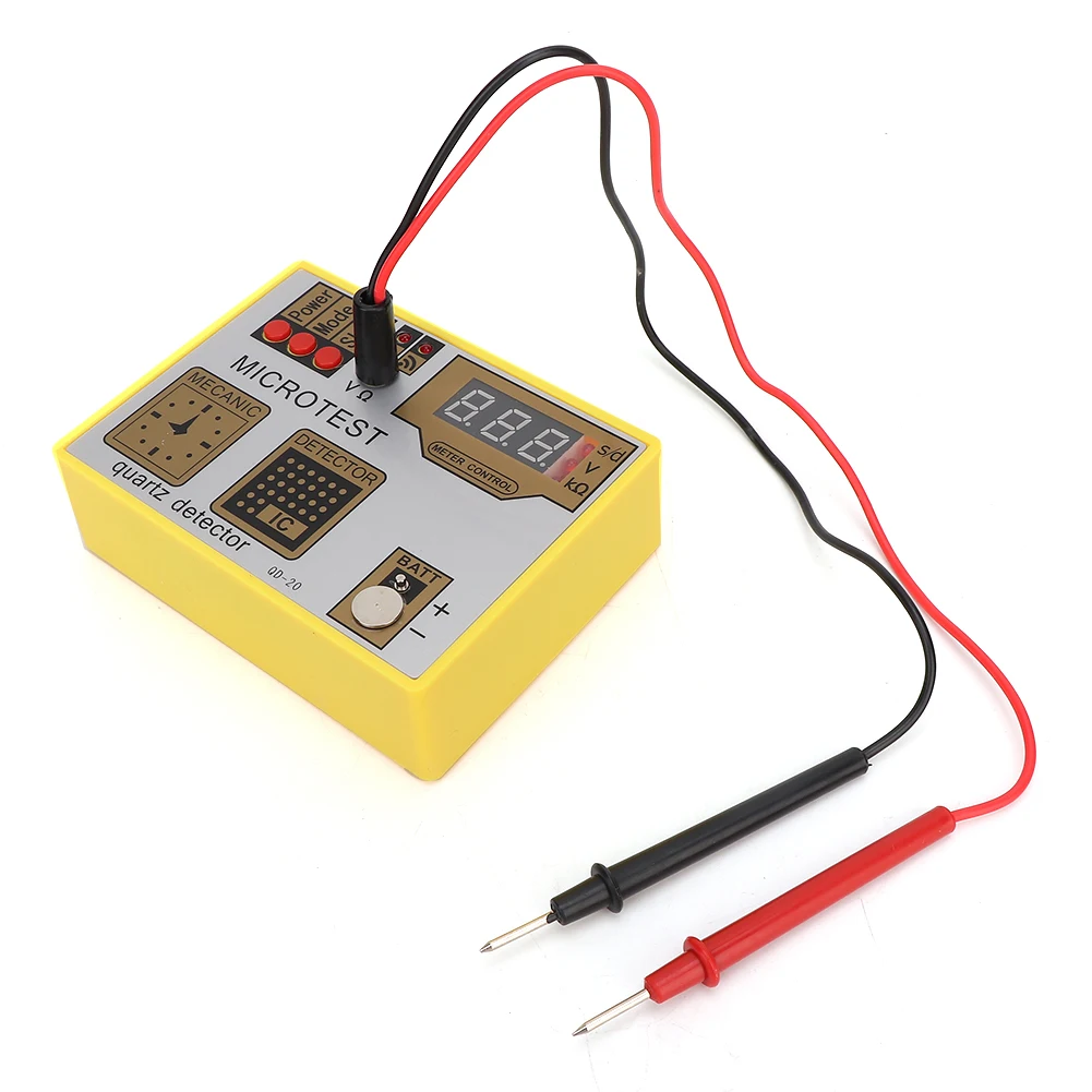 QD-20 Watch Tester Pulse Demagnetization Detector Battery Capacity Quarts Machine Movement Error Measure Tool | Наручные часы