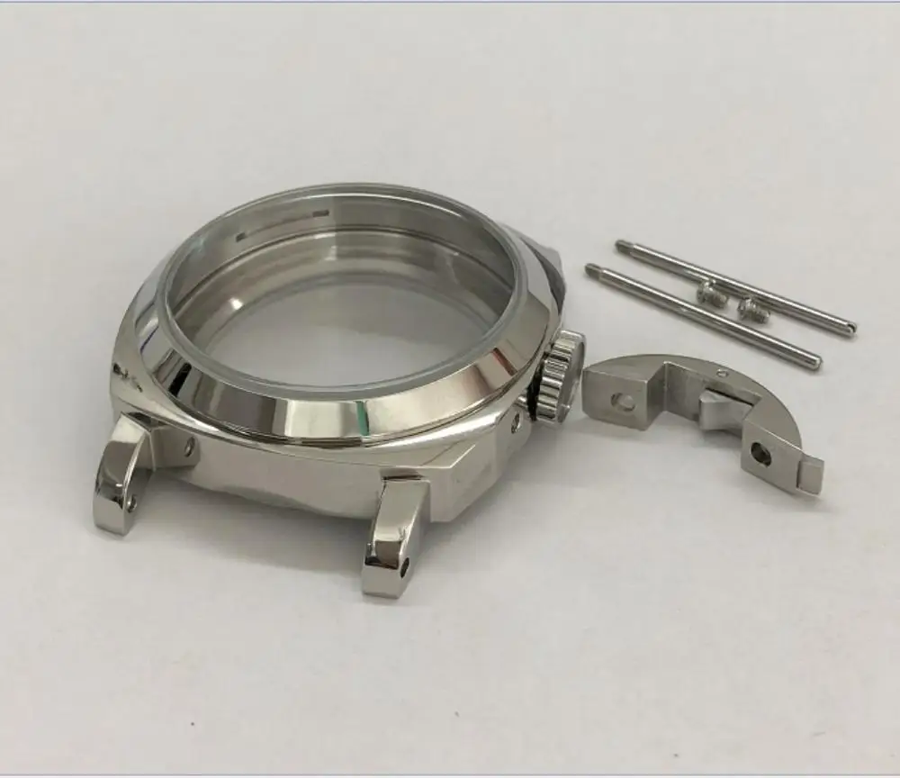 

44mm High quality 316L Stainless steel 111 watch cases fit ETA 6497/6498 Mechanical Hand Wind movement 027A