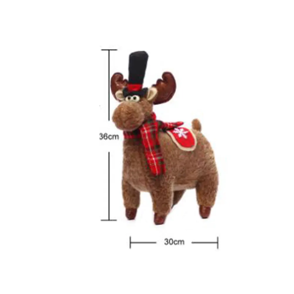 Плюшевый олень куклы рождественский подарок для детей чучело Рудольф