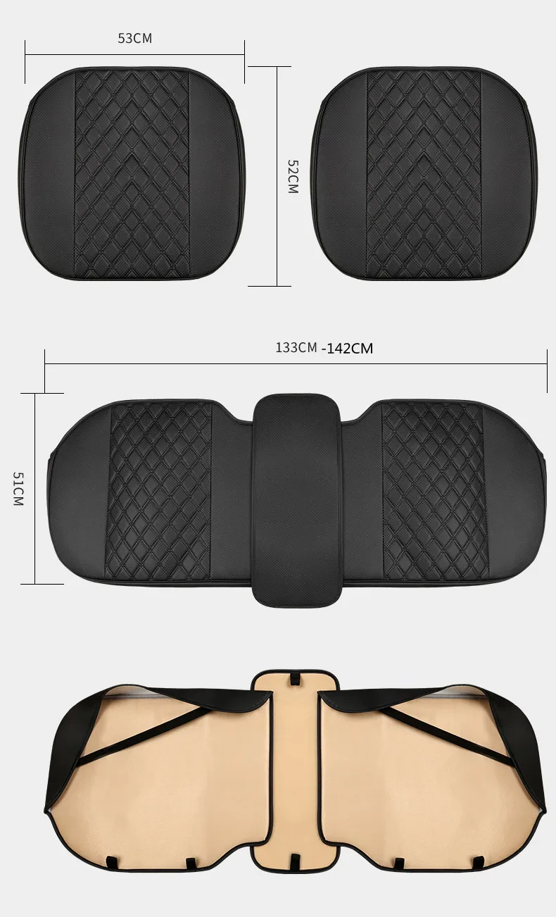 買取 革カーシートカバーセット四季フロントリアシートカーシートクッションパッドマット自動車インテリアアクセサリーユニバーサル