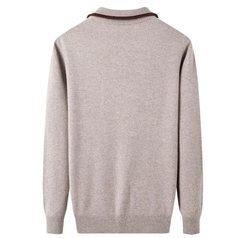 Новый высококачественный осенне-зимний утолщенный кашемировый свитер большой