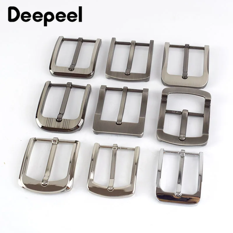 

Deepeel 5 шт. металлический штырь пряжки ремня для мужские и женские 35/40 мм пояс головы "сделай сам"-коричневый, натуральная кожа, кожа, джинсы Дек...