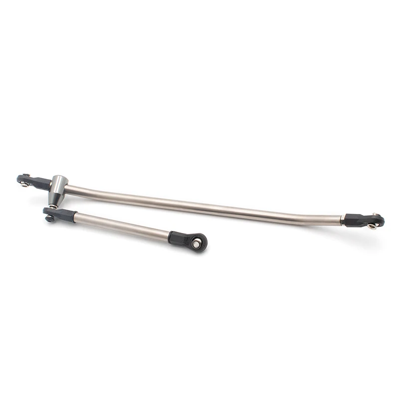 Varilla de amarre de Metal para coche teledirigido, varilla de empuje de direcci&oacute;n Wraith Axial de aleaci&oacute;n de titanio de 6mm, varilla de tracci&oacute;n de actualizaci&oacute;n para conectores de coches teledirigidos-1
