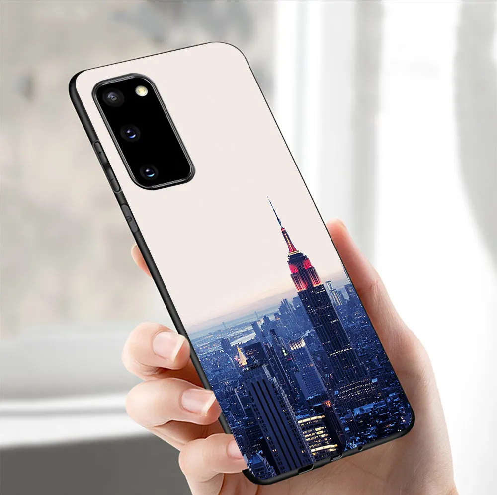 

Landscape Case For Samsung A51 A71 A50 A70 A20 A40 A20E S20 S10 S9 S8 S7 Edge Ultra Puls Note 10 9 8 Plus Black Cover Funda Capa
