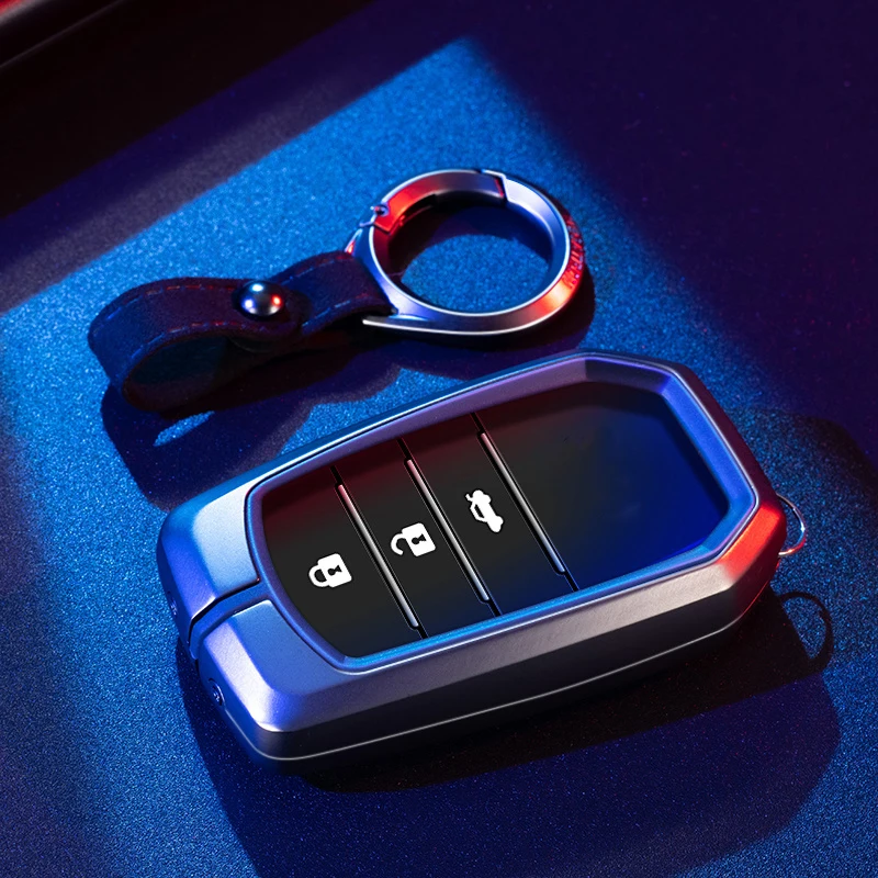 Чехол для ключей Toyota Crown CH-R Camry Markx Corolla Vito Prado Land Cruiser RAV4 2017 2018 2019 2020 2021 - купить по