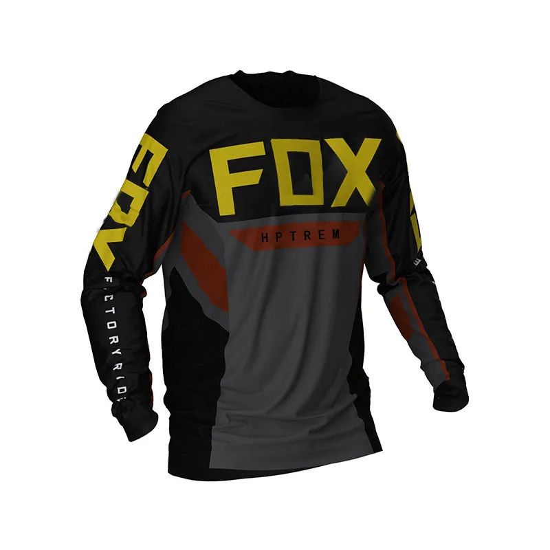 

2021MTB jersey DH motocross jersey fxr mtb racing Off Road Mountain Bike downhill Jersey MX BMX cycling jersey hptrem fox jersey