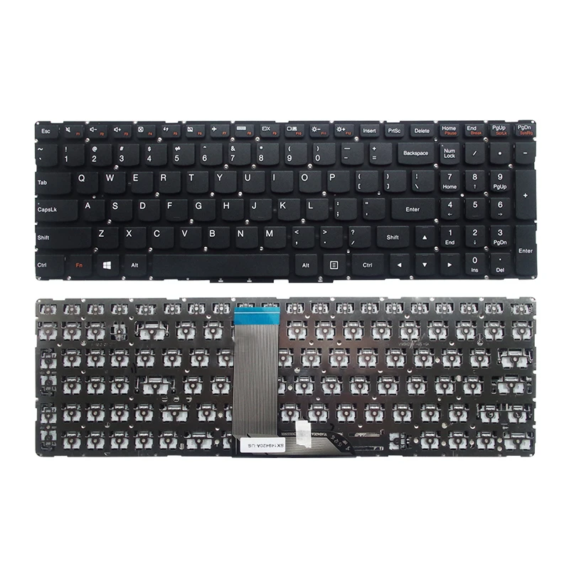 YALUZU US клавиатура для ноутбука Lenovo IdeaPad 700 15 15ISK 17ISK 17 700S 15IKB flex3 1570|Клавиатуры замены|