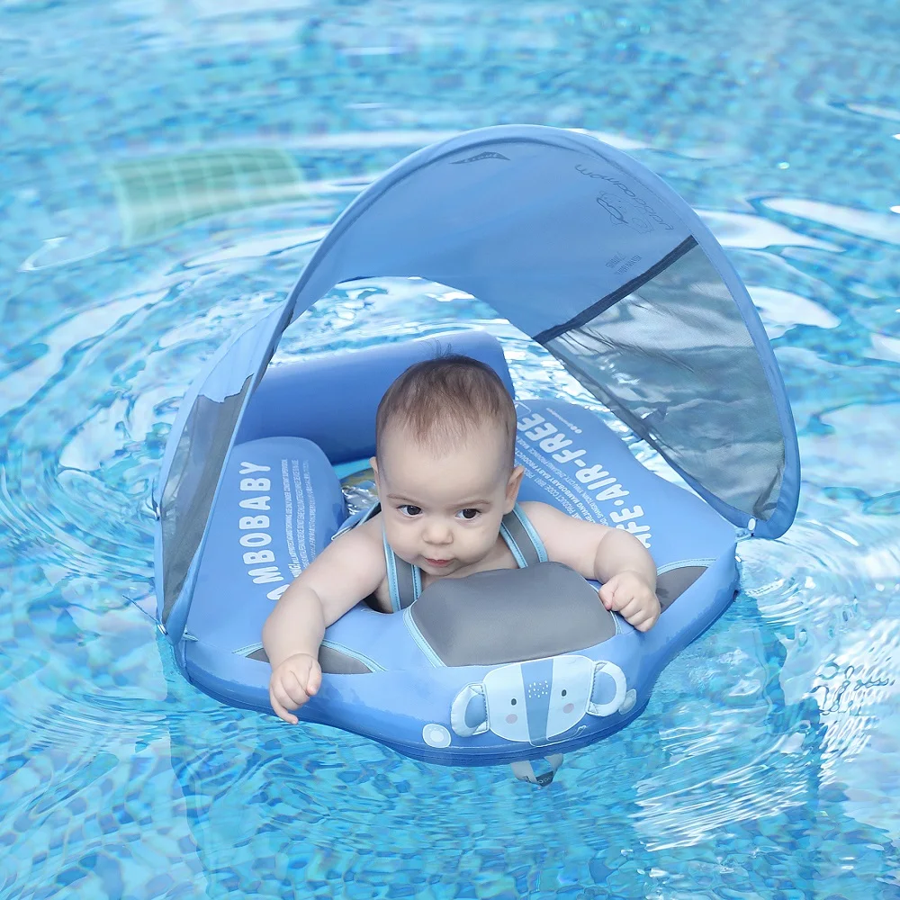 

Non-inflatable Newborn Baby Float Infant Waist Float Lying Swimming Ring Pool Toys Swim Ring Swim Trainer Security Swim Rings