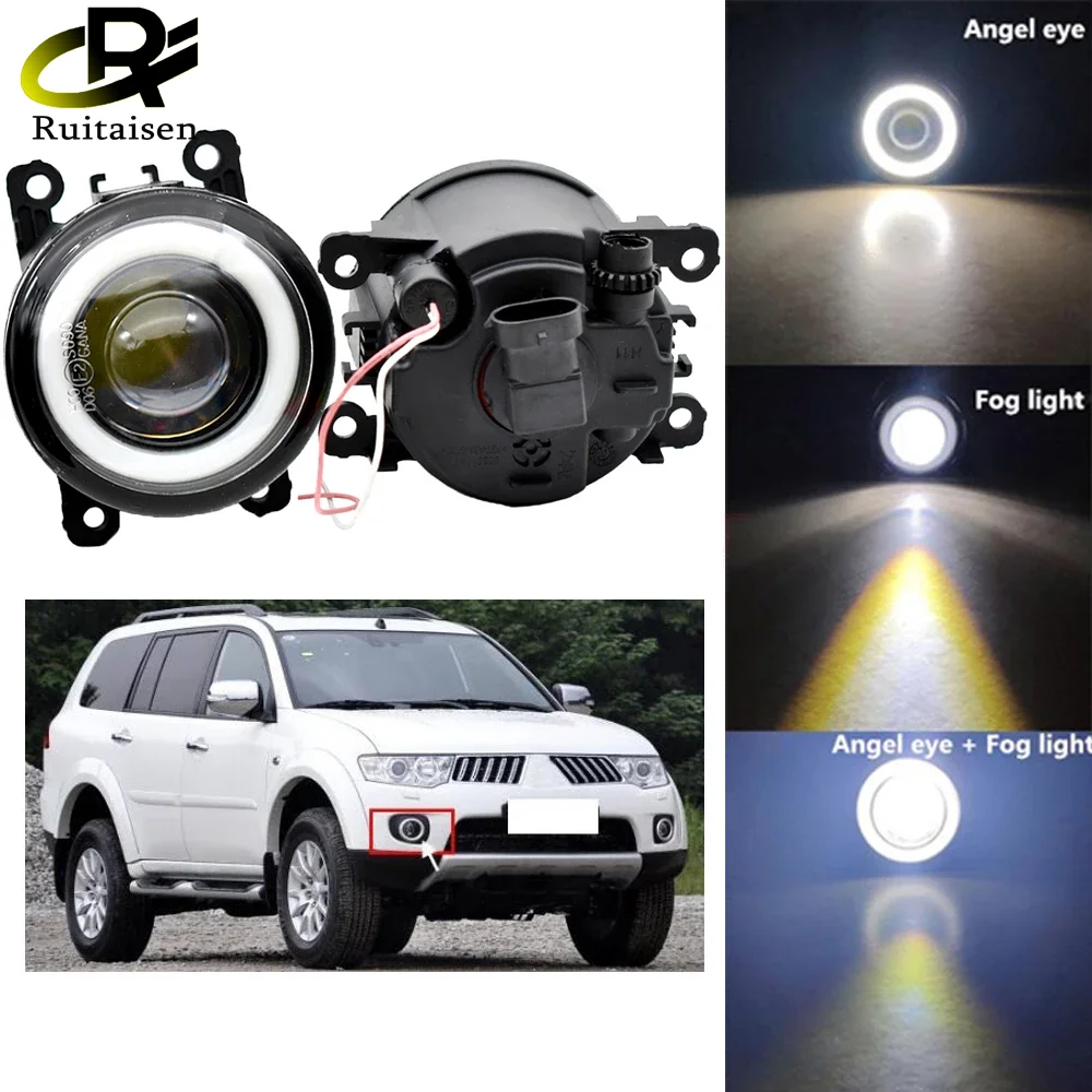 

Ruitaisen 2pcs/pair(Left+Right) Angel Eye car-styling Fog Lamps LED Lights For Suzuki Swift MZ EZ Hatchback 2005-2015 SX4