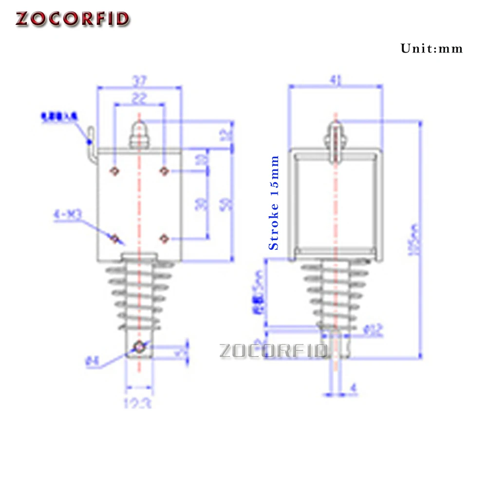 1250B DC Push Pull Open Frame мини клапан соленоидный привод электромагнитный Тяговый
